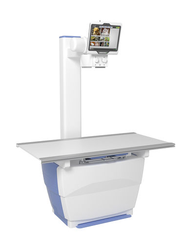 Sistema de radiografía veterinaria digital - AeroDR VX - Konica Minolta Healthcare - con mesa