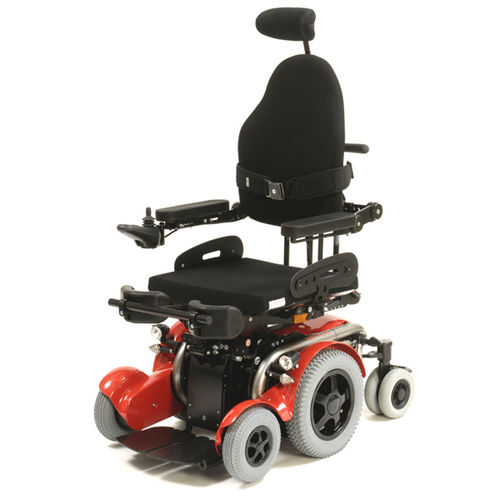 Silla de ruedas eléctrica - C³ - LEVO AG - de exterior / verticalizadora / con reposapiernas