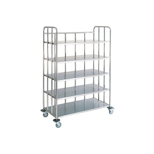 Carro de uso general - CA5211-NEW - LKL ADVANCE METALTECH SDN BHD - para transporte / de acero inoxidable / 5 estantes