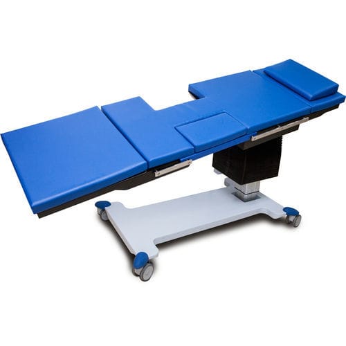 Mesa de reconocimiento para urología - Endo - Medispec - eléctrica / de altura variable / con ruedas