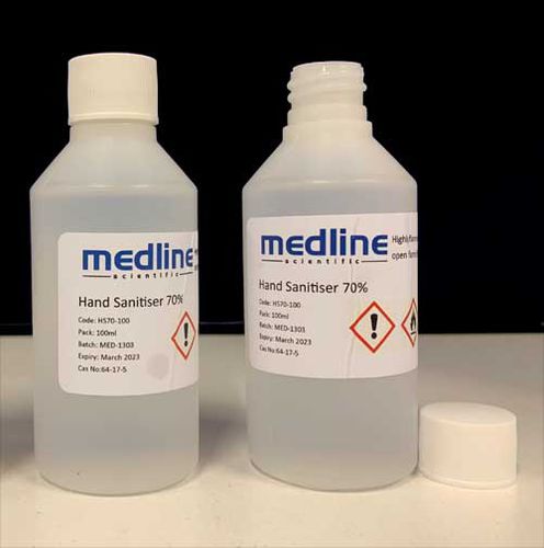 Solución hidroalcohólica 70 % - MDHS70-100 - Medline Scientific - 100 ml