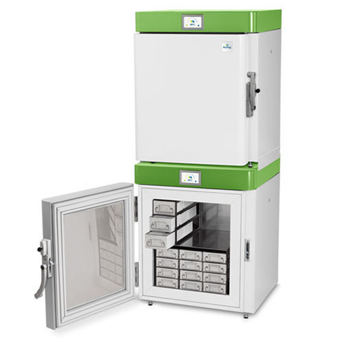 Congelador de laboratorio - STIRSU105UE - Medline Scientific - empotrable / con 2 puertas / de ultrabaja temperatura
