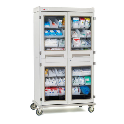 Armario para consumibles - Starsys XD - InterMetro - para centro sanitario / móvil / con estante