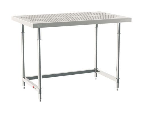 Mesa para sala blanca - TableWorx - InterMetro - de laboratorio / de trabajo / para la asistencia sanitaria