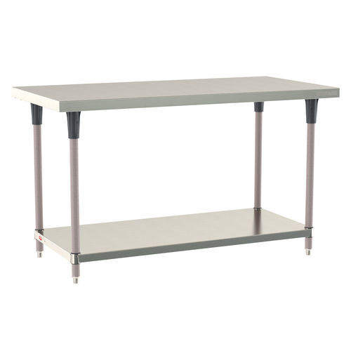 Mesa de trabajo - TableWorx - InterMetro - para la asistencia sanitaria / rectangular / de acero inoxidable