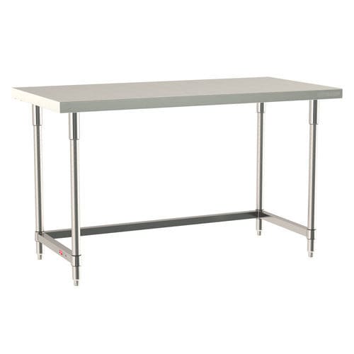 Mesa de trabajo - TableWorx - InterMetro - rectangular / cuadrada / de acero inoxidable