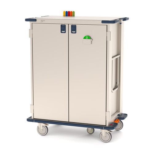 Carro de hospital - CV36HS-5BFH-S2 - InterMetro - quirúrgico / para objetos esterilizados / para quirófano