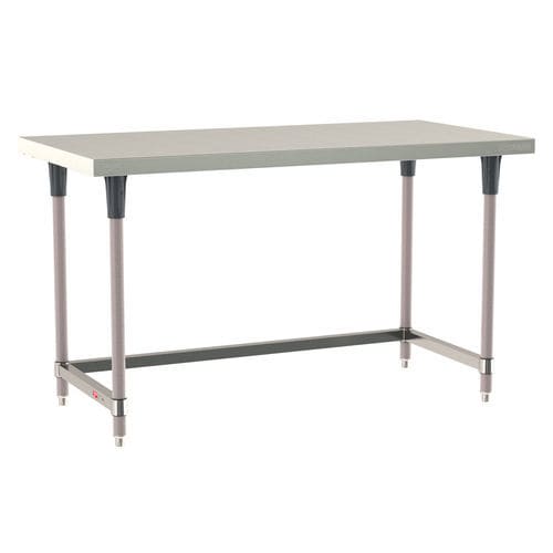 Mesa de trabajo - TableWorx - InterMetro - estacionaria / de acero inoxidable / móvil