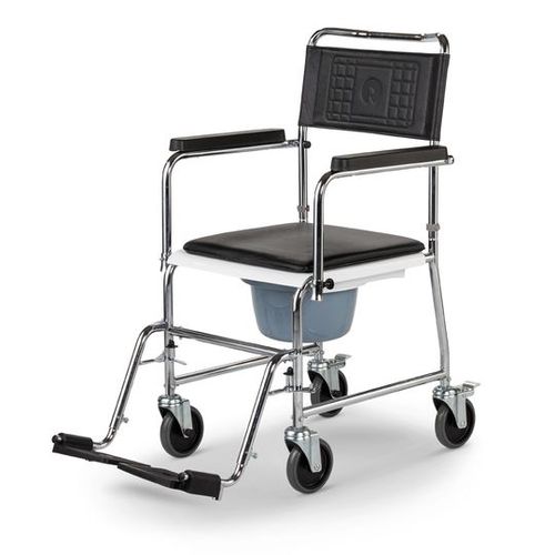 Silla de ducha con reposabrazos - HCDA XXL - Meyra - con ruedas / con respaldo / bariátrica