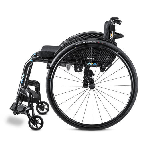 Silla de ruedas activa - NANO C - Meyra - de exterior / de altura regulable / con reposapiernas