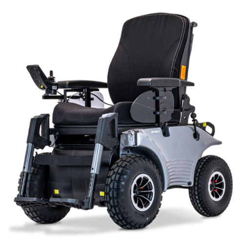 Silla de ruedas eléctrica - Optimus 2 - Meyra - de exterior / de interior / reclinable