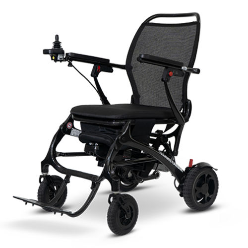 Silla de ruedas eléctrica - iTRAVEL CARBON - Meyra - de exterior / de interior / con reposapiernas