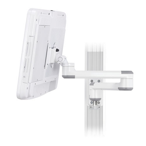 Brazo de soporte articulado - HM series - Modern Solid Industrial - de altura regulable / para monitor / médico