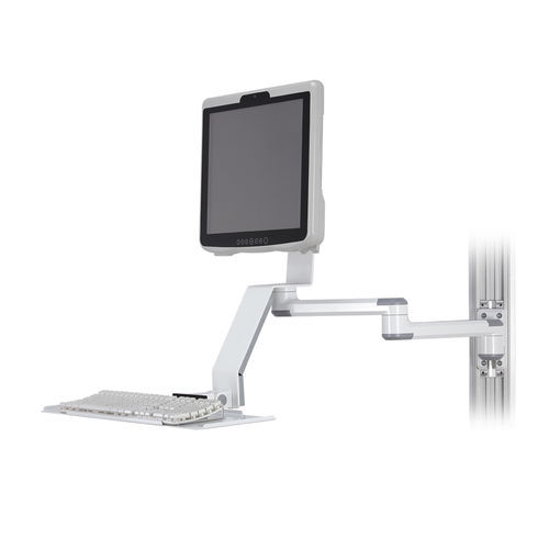 Brazo de soporte articulado - HM-8525 - Modern Solid Industrial - para monitor / médico / en riel