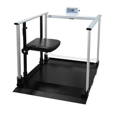 Balanza pesa-personas electrónica - BW-5185MF - NAGATA SCALE - para hospitales / para silla de ruedas / plataforma