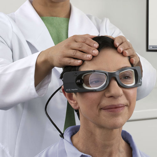 Material para prueba vestibular sistema de videonistagmoscopia - ICS® - Natus Medical - con conexión por cable