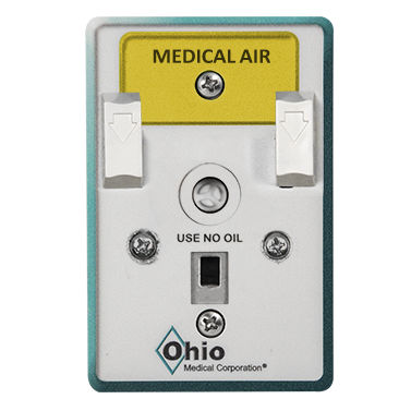 Toma DISS - 261020-14 - Ohio Medical - para sistemas de distribución de gases médicos / de aire