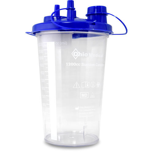 Recipiente de aspiración para fluidos corporales - 0321-5120-800 - Ohio Medical - de polipropileno / desechable