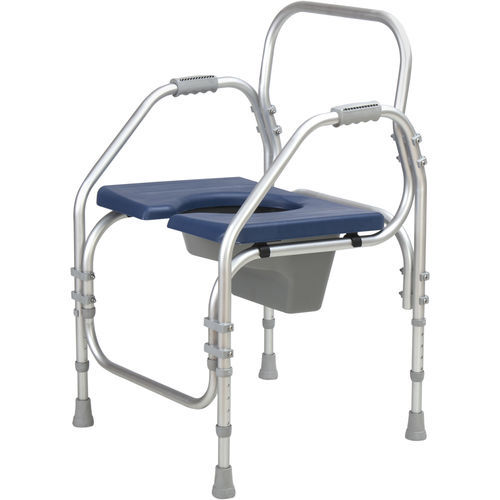 Silla de ducha con reposabrazos - INDIAN - ORTHOS XXI - sin respaldo / con cubo / de altura variable