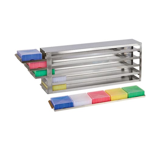 Soporte de laboratorio para cajas criogénicas - 540 series - Ratiolab - para congeladores de laboratorio