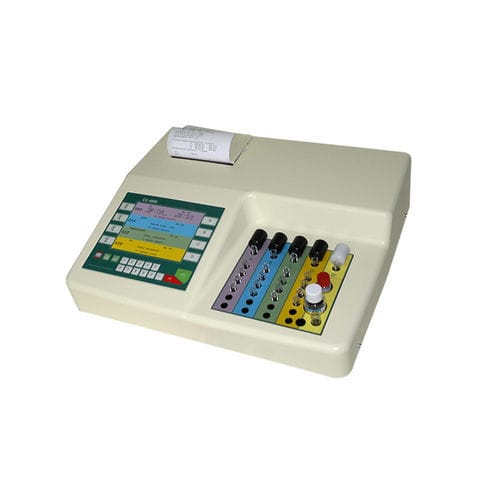 Analizador de coagulación automático - CC-4000 - Ratiolab - 5 canales / TTPA / PT