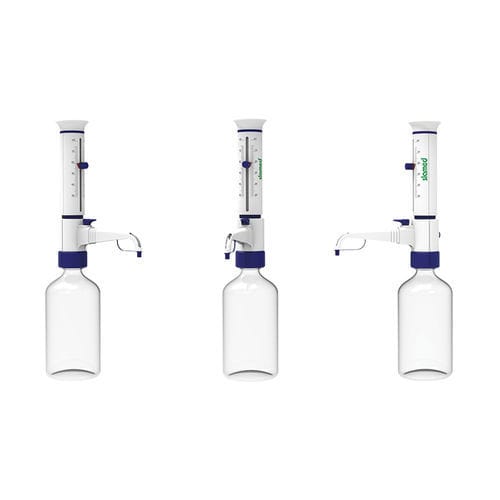 Dispensador sobre frasco de laboratorio - 29 70 0 series - Ratiolab - de volumen regulable