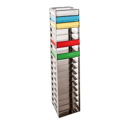 Soporte de laboratorio para cajas criogénicas - 54 00 041 - Ratiolab - para congeladores de laboratorio