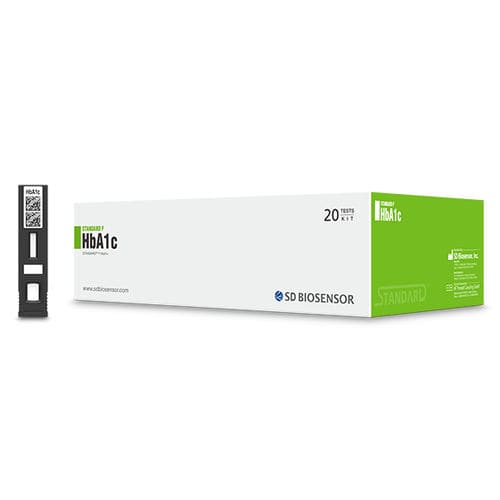 Prueba rápida HbA1c - 10A1C10B - SD BIOSENSOR. INC - de diabetes / de sangre total / por fluorescencia