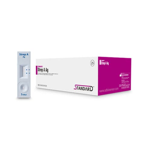 Prueba rápida de enfermedades respiratorias - 09STR40D - SD BIOSENSOR. INC - para antígenos / de estreptococo A / de garganta