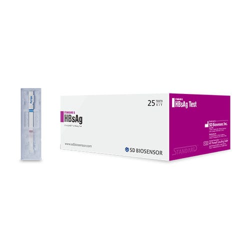 Kit de prueba de hepatitis B - 09HBS10C - SD BIOSENSOR. INC - para antígenos / VHB / clínico