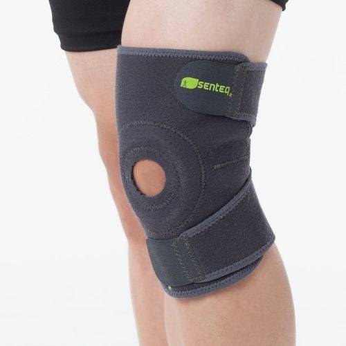 Órtesis de rodilla - SQ1-L011 - Senteq - con abertura en la rodilla / con almohadilla rotuliana
