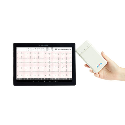 Electrocardiógrafo para diagnóstico en reposo - PE-1204 - ECGMAC - 12 canales / para PC / para smartphone