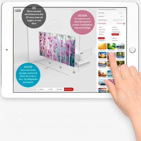 Software de diseño de biombos hospitalarios - EasyScreenDesign - Silentia - médico