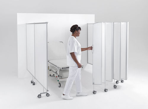 Biombo médico plegable - Semifix  - Silentia - de pared