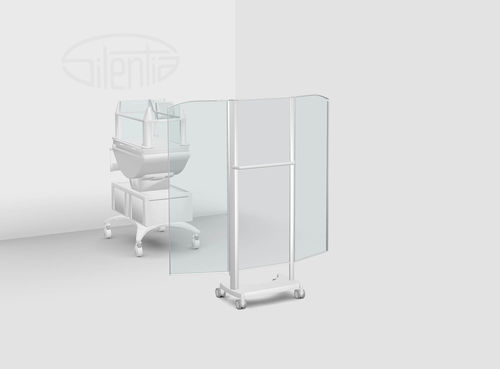 Biombo médico móvil - 06522-CP - Silentia - 3 paneles