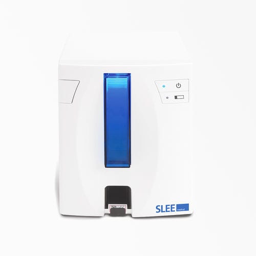Impresora para portaobjetos de microscopio - Printtec S - SLEE medical GmbH - de transferencia térmica / compacta / de mesa