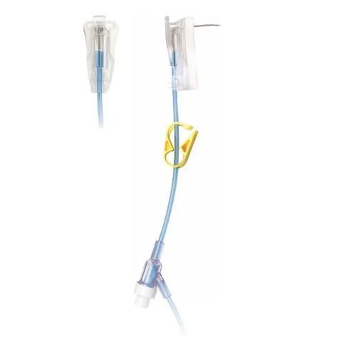 Aguja de inyección para cámara implantable - Gripper Plus™  - ICU medical - de Huber / de seguridad / 19 G