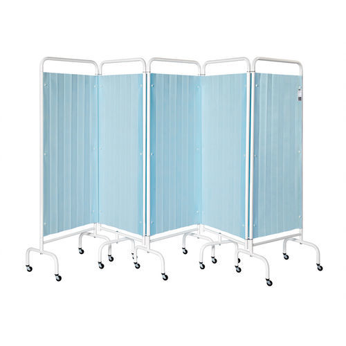 Biombo médico plegable - Sun-MFS5 - Sunflower Medical - con ruedas / 3 paneles / 4 paneles