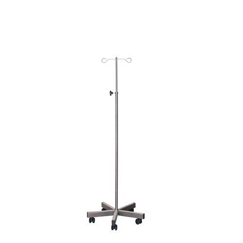Portasueros con ruedas - Sun-IV08 - Sunflower Medical - 2 ganchos / de acero inoxidable