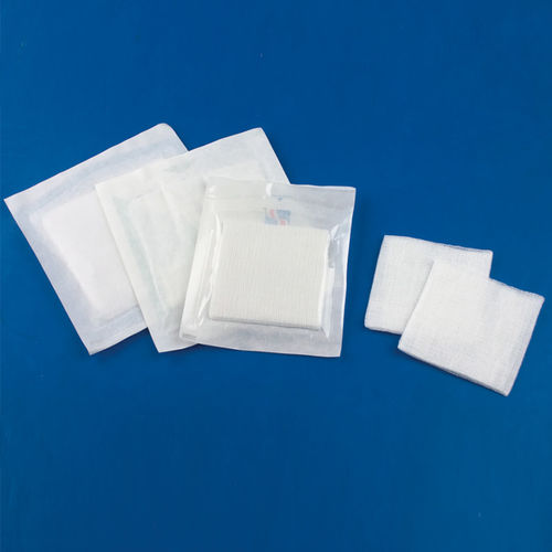 Compresa de gasa de algodón - 40S 18*11mesh - Suzhou SunMed - estériles / absorbente