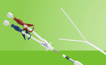 Catéter de hemodiálisis - Arrow® Cannon® - Teleflex Medical - vena yugular / vena subclavia / de dos luces