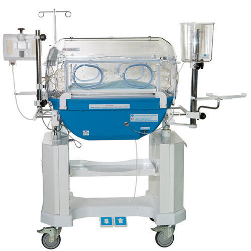 Incubadora neonatal con ruedas - IDN-03 - Shvabe-Zurich - con monitor / con 6 ventanas de acceso