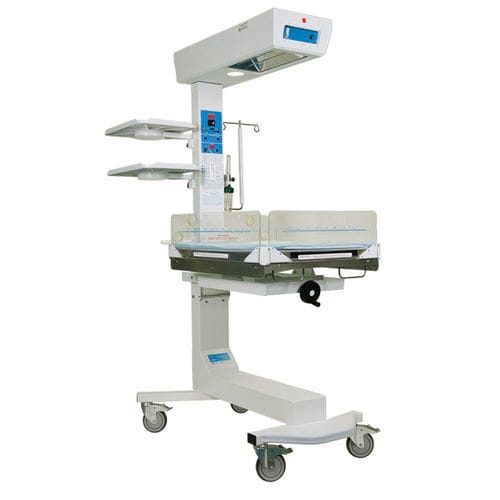 Mesa de reanimación neonatal con botella de oxigeno - SNO - Shvabe-Zurich - con ruedas / con alarma