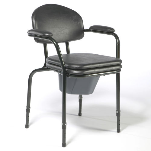 Silla con orinal con reposabrazos - 9063 - VERMEIREN - con cubo / de altura variable