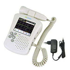 Doppler fetal - FD-300C - Vcomin - de bolsillo / con pantalla táctil / con cardiofrecuencímetro