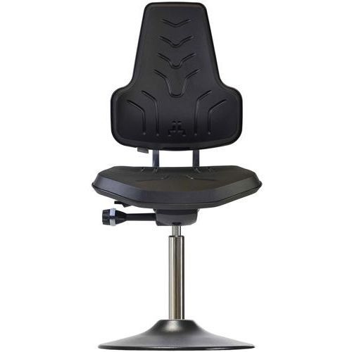 Silla de oficina con respaldo alto - WS 8210 T - Werksitz - de altura variable