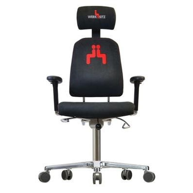 Silla de oficina con ruedas - WS 9320 ALCANTARA - Werksitz - con reposabrazos / de altura variable / giratoria