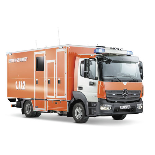 Ambulancia para cuidados intensivos - WAS 500  - WAS - Wietmarscher Ambulanz- und Sonderfahrzeug - para el traslado de pacientes / con cuerpo modular independiente / tipo C