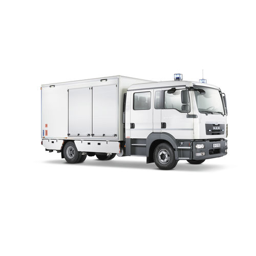 Unidad móvil hospitalaria de emergencia - WAS 900 - WAS - Wietmarscher Ambulanz- und Sonderfahrzeug - de transporte / camión / con cuerpo modular independiente