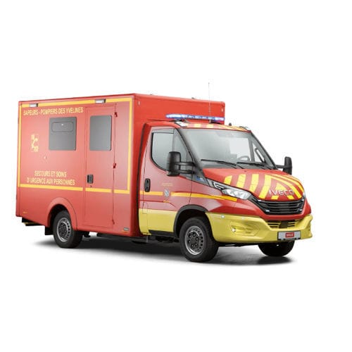 Ambulancia eléctrica - WAS 500 E VSAV - WAS - Wietmarscher Ambulanz- und Sonderfahrzeug - con cuerpo modular independiente / con 4 camillas